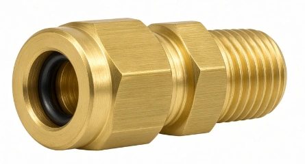 3/8" brass × 1/4" male NPT — reference image