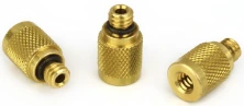 Brass nozzle adapter — 12/24 UNC to 10/24 UNC — reference image