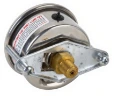 Panel-mount pressure gauge — rear connection