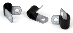 3/8" vinyl-coated steel wall clamp — reference image