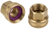 Hose adapter — 3/4" female GHT × 1/2" female NPT — reference image